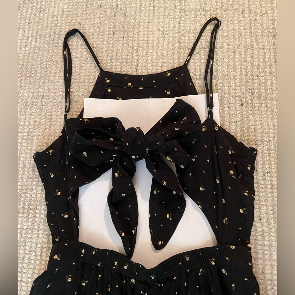 Abercrombie & Women’s Tie Back Floral Jumpsuit - Picture 7 of 8